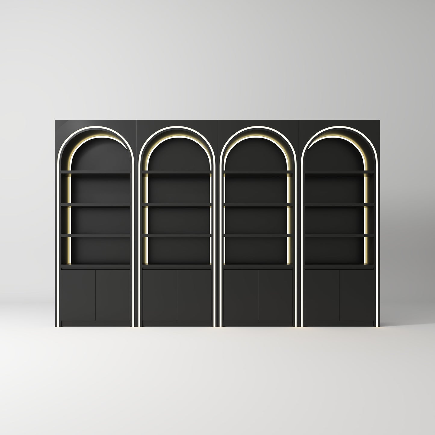 Aura Prestige Arch LED Display Cabinets