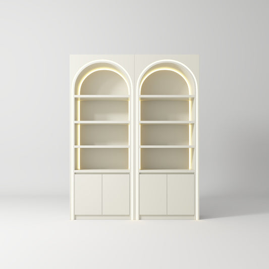 Aura Arch LED Display Cabinet – Double